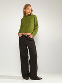 Bruine wide leg jeans nubrooklyn