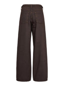 Bruine wide leg jeans nubrooklyn