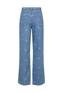 Jeans met bloemen nuibiza