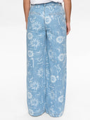 Denim broek met print nugiselly
