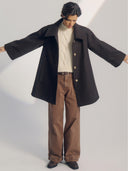 Donkerbruine coat nukimberly