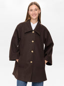 Donkerbruine coat nukimberly