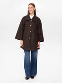 Donkerbruine coat nukimberly
