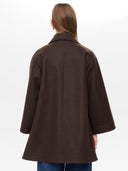 Donkerbruine coat nukimberly
