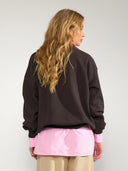 Donkerbruine oversized sweater nubissa