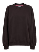 Donkerbruine oversized sweater nubissa