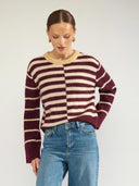 Gestreepte pullover nuriette block stripe