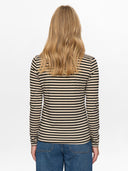Goud gestreepte longsleeve nurixie