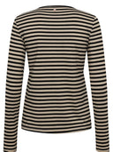 Goud gestreepte longsleeve nurixie