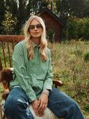 Oversized blouse met gelaagd detail numicja