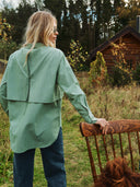 Oversized blouse met gelaagd detail numicja
