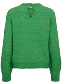 Groene nurietto pointelle pullover