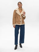 Licht bruine reversible jas nueliotta