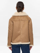 Licht bruine reversible jas nueliotta