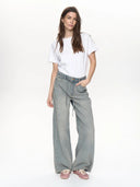 Lichtblauwe jeans nubrooklyn lengte 34