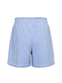 Lichtblauwe badstof shorts nualine