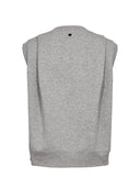 Mouwloze sweat top met hartje nunathalie