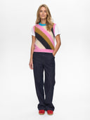 Gestreepte wollen spencer nusuri