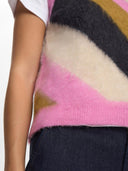 Gestreepte wollen spencer nusuri