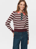 Gestreepte trui nuciara pullover