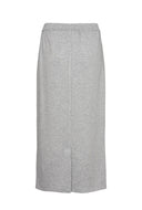 Grijze maxi rok nujonna sweat skirt