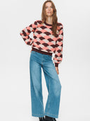 Roze trui nulila pullover