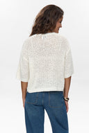 Creme trui numirandi pullover