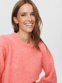 Roze wolmix trui nusuri pullover