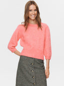 Roze wolmix trui nusuri pullover