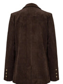 Bruine corduroy blazer nuthea