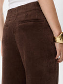Bruine corduroy broek nuthea