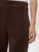 Bruine corduroy broek nuthea