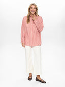 Rood gestreepte blouse nuhailey