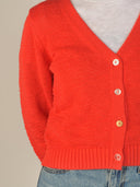 Rood katoenen vest numirna