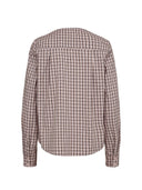 Roze geruite blouse nusussie