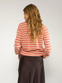 Roze gestreepte pullover nulucinda stripe