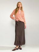 Roze gestreepte pullover nulucinda stripe