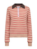 Roze gestreepte pullover nulucinda stripe