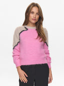 Roze numarna suri pullover