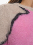 Roze numarna suri pullover