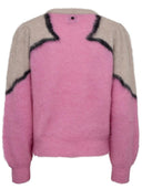 Roze numarna suri pullover