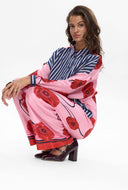 Roze gestreepte blouse nujoelle