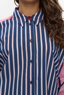 Roze gestreepte blouse nujoelle