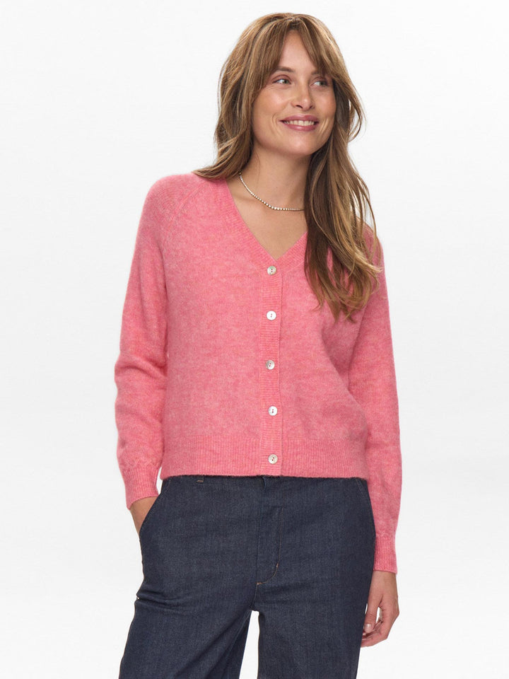 NURIETTE V-NECK PULLOVER  - Pink Lemonade