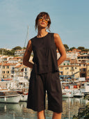 Linnenmix shorts nualani