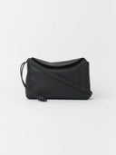 Zwarte leren tas sienna mini