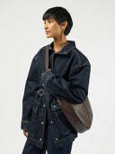 Bruine leren tas coco grand