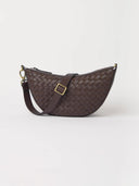 Bruine tas leo midi woven