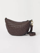 Bruine tas leo midi woven