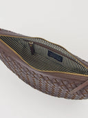 Bruine tas leo midi woven